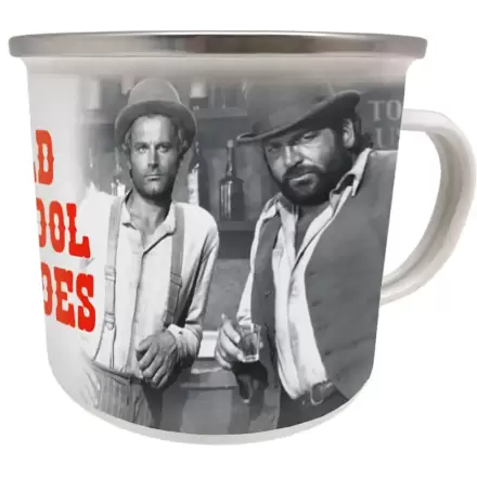 Bud Spencer & Terence Hill Emaille Tasse Old School Heroes termékfotója