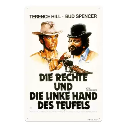 Bud Spencer & Terence Hill Tin Sign Rechte und Linke Hand des Teufels 20 x 30 cm Produktfoto