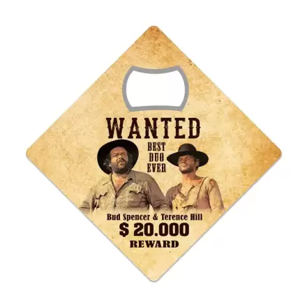 Bud Spencer & Terence Hill Flaschenöffner Magnet Wanted termékfotója