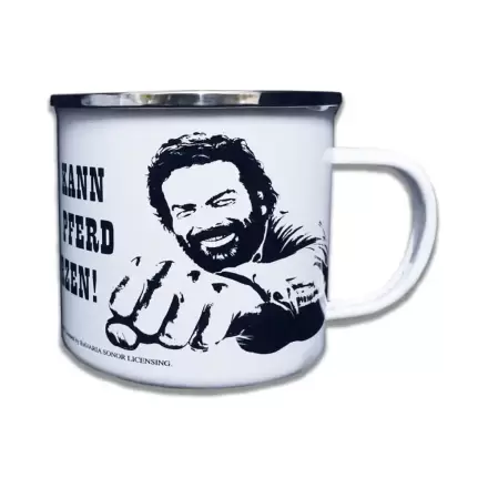 Bud Spencer Emaille Tasse Pferd Faust termékfotója