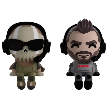 Call of Duty Vinyl Figuren Ghost & Soap Monitor Buddiez 7 cm Produktfoto