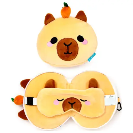 Capibara Duke Relaxeazzz Reisekissen Augenmaske Produktfoto