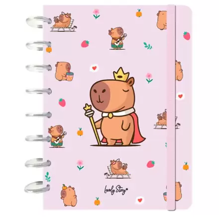Capibara Majesty A5 Notizbuch Produktfoto