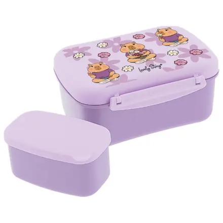 Capybara Flower Brotdose Produktfoto