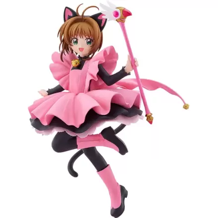 Cardcaptor Sakura Pop Up Parade PVC Statue Sakura Kinomoto: Black Cat Costume Ver. L Größe 22 cm Produktfoto