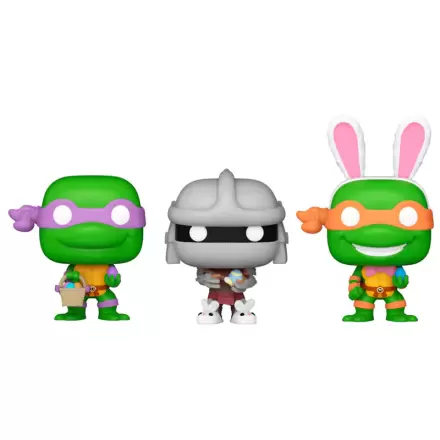 Carrot Pocket POP 3-er Pack Figuren Ninja Turtles Donatello Shredder Michelangelo termékfotója
