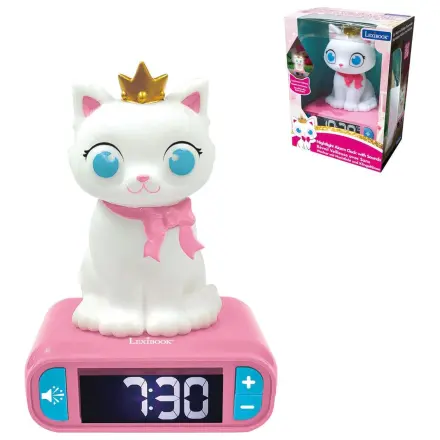 Cat 3D Nachtlicht-Wecker Produktfoto