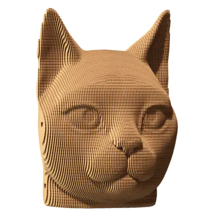 Katze Kartonisches 3D-Puzzle 89 Teile Produktfoto