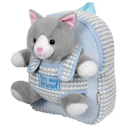Katzen Plüsch + Rucksack 27cm Produktfoto