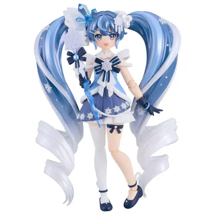 Character Vocal Series 01: Hatsune Miku Figma Actionfigur Snow Miku: Crystal Snow Ver. 13 cm Produktfoto