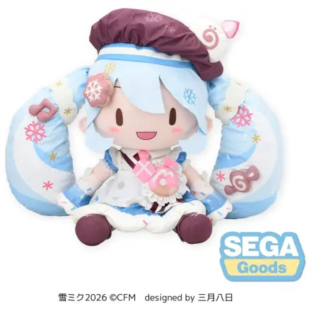 Character Vocal Series 01: Hatsune Miku Fuwa Petit Plüsch Figur Snow Miku 2026 Dodeka Jumbo 50 cm Produktfoto