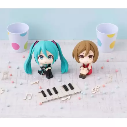 Character Vocal Series Look Up PVC Statue Hatsune Miku & Meiko Set (mit Geschenk) 11 cm Produktfoto