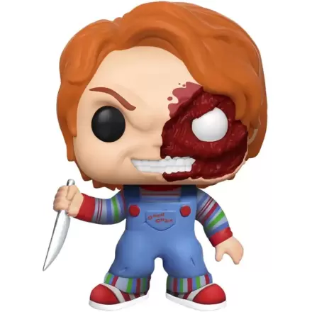 Chucky Die Mörderpuppe POP! Movies Vinyl (Exc) Figur Chucky Half (BD) 9 cm termékfotója