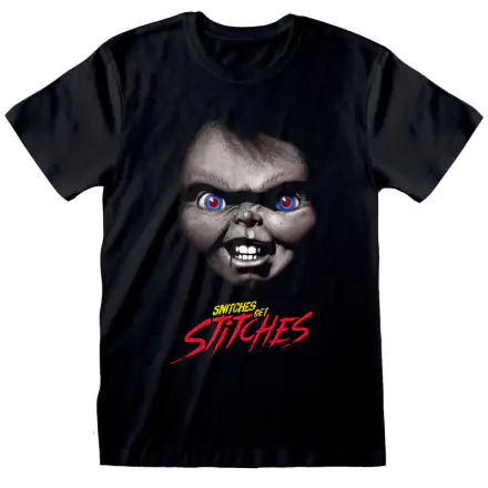 Chucky Snitches Get Stitches T-shirt Produktfoto