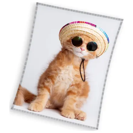 Cool Kitty Cat Fleece Decke Produktfoto