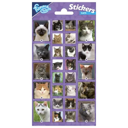 Katzen lustiger Aufkleber Produktfoto