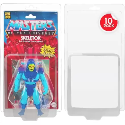 Klappschalen PET Schutzhüllen 10er-Pack für Masters of the Universe Action Figures Produktfoto