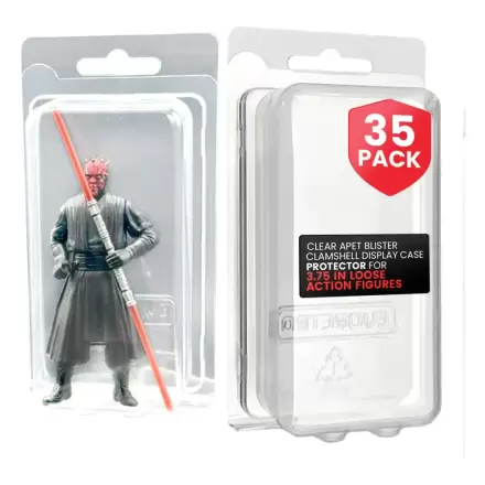 Klappschalen PET Schutzhüllen 35er-Pack für Action Figuren XL Produktfoto