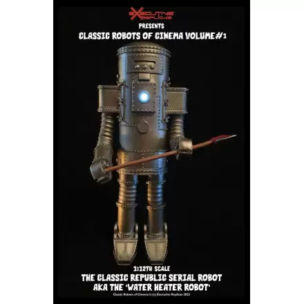 Classic Robots of Cinema Actionfigur 1/12 Volume #1: The Classic Republic Serial Robot a.k.a. The Water Heater Robot 15 cm Produktfoto