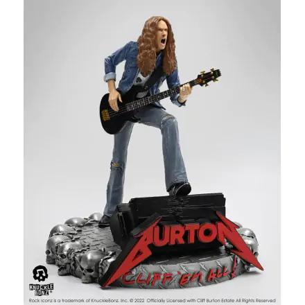 Cliff Burton Rock Iconz Statue Cliff 'Em All 22 cm Produktfoto