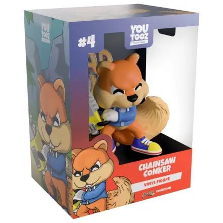 Conker’s Bad Fur Day Vinyl Figur Kettensäge Conker 8 cm Produktfoto