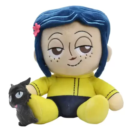 Coraline Phunny Plüsch Figur Coraline and the Cat 20 cm Produktfoto