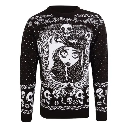 Corpse Bride Bride Skulls Christmas Pullover Produktfoto