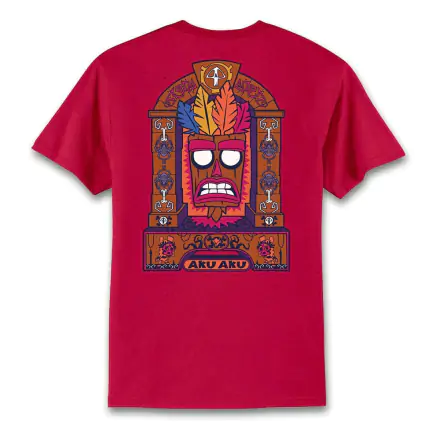 Crash Bandicoot Aku Aku tribal T-shirt Produktfoto