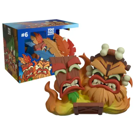 Crash Bandicoot Aku Aku & Uka Uka Figur 9 cm Produktfoto