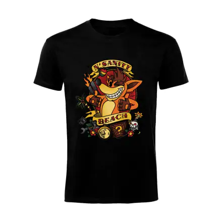 Crash Bandicoot Biker T-shirt Produktfoto