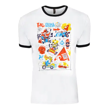 Crash Bandicoot tiki crash Ringer T-shirt Produktfoto