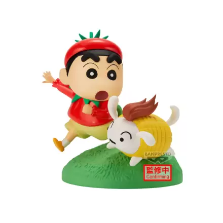 Crayon Shinchan Shinnosuke Vegetable Costume Figur 10cm termékfotója