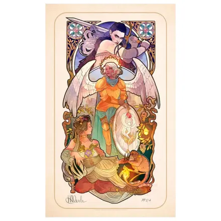 Critical Role Art Print Ashley Johnson: 10th Anniversary Art Nouveau Illustrations 46 x 28 Zentimeter - ungerahmt Produktfoto
