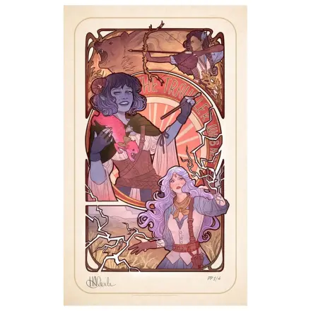 Critical Role Kunstdruck Laura Bailey: 10th Anniversary Art Nouveau Illustrations 46 x 28 cm - ungerahmt Produktfoto