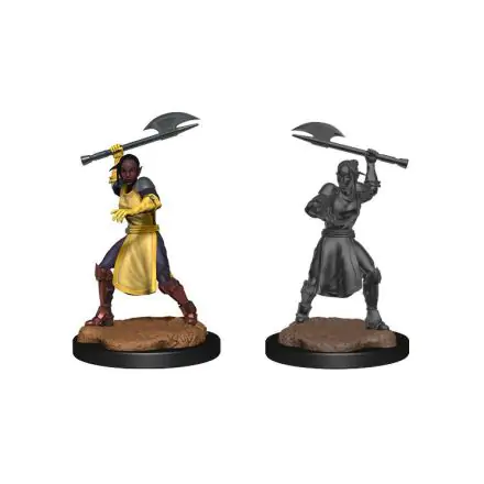 Critical Role Miniaturen unbemalt Half-Elf Echo Knight and Echo Female Umkarton (2) Produktfoto