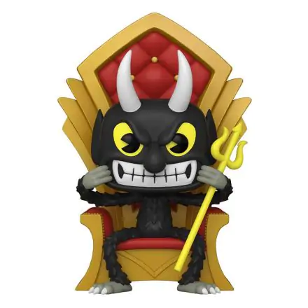 Cuphead POP! Deluxe Vinyl Figur Devil in Chair 9 cm Produktfoto