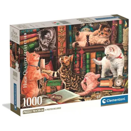 Curious Whiskers puzzle 1000 Teile Produktfoto