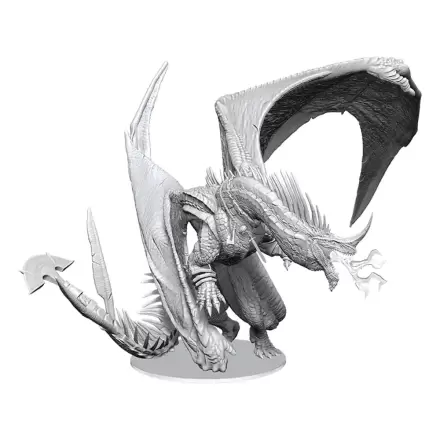 D&D Nolzur's Marvelous Miniatures Unbemalte Miniaturen Ancient Blue Dragon 20 cm Produktfoto