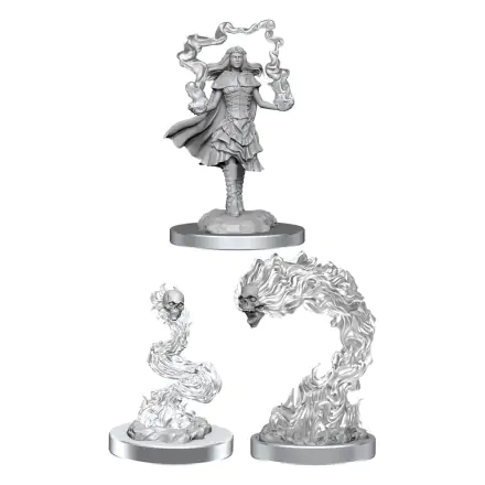 D&D Nolzur's Marvelous Miniatures Miniaturen unbemalt 3er-Pack Dark Spellcaster & Flameskulls termékfotója