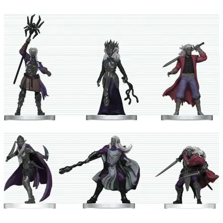 D&D Icons of the Realms Mini Figuren Drow Warband 20 cm Produktfoto