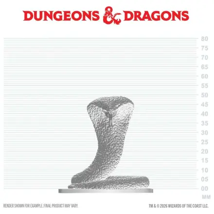 D&D Nolzur's Marvelous Miniatures Miniaturfigur Polar Serpent Produktfoto