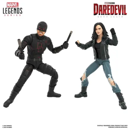 Daredevil: Born Again Marvel Legends Actionfigur 2er-Pack Daredevil & Jessica Jones 15 cm Produktfoto