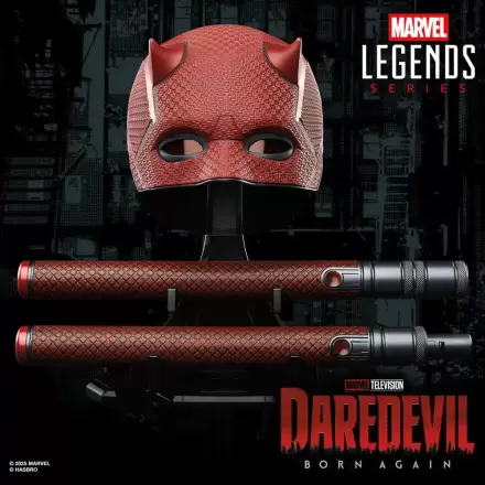 Daredevil: Born Again Premium Rollenspielmaske und Schlagstock Produktfoto