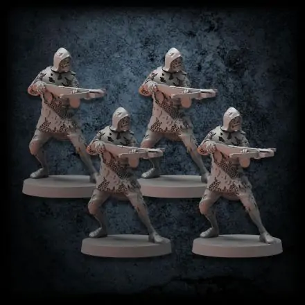 Dark Souls Brettspiel Miniatures Hollow Crossbowmen Produktfoto