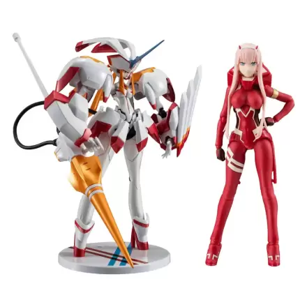 Darling in the Franxx S.H. Figuarts x The Robot Spirits Actionfigur Zero Two & Strelizia 5th Anniversary Set 16 cm termékfotója