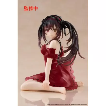 Date A Live V PVC Statue Desktop Cute Figur Kurumi Tokisaki Nightwear Ver. Renewal 13 cm Produktfoto