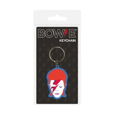 David Bowie Gummi-Schlüsselanhänger Aladdin Sane 6 cm termékfotója