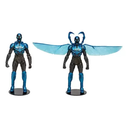 DC Blue Beetle Actionfiguren 2er-Pack Blue Beetle Regular & Battle Mode 18 cm Produktfoto