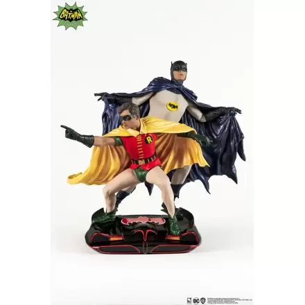 DC Comics PVC Diorama Statue 1/8 Batman & Robin 1966 23 cm termékfotója