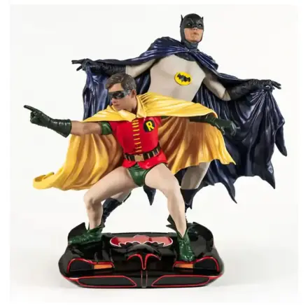 DC Comics PVC Diorama Statue 1/8 Batman & Robin 1966 23 cm Produktfoto